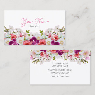 Floral Business Card - II Visitenkarte