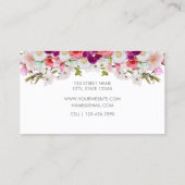 Floral Business Card - II Visitenkarte (Rückseite)