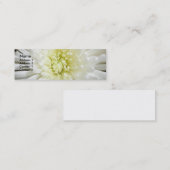 Floral Business Card Mini Visitenkarte (Vorne/Hinten)