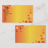 Floral Business Card Visitenkarte (Vorne/Hinten)