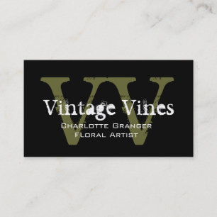 Floral Business Card Visitenkarte