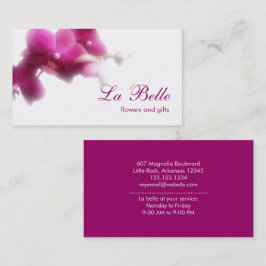Floral Business Card Visitenkarte