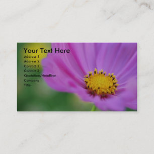 Floral Business Card Visitenkarte