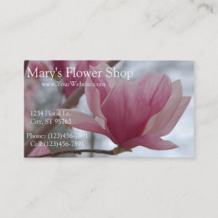 Floral Business Card Visitenkarte