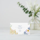 Floral Business Card Visitenkarte (Stehend Vorderseite)