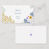 Floral Business Card Visitenkarte (Vorne/Hinten)