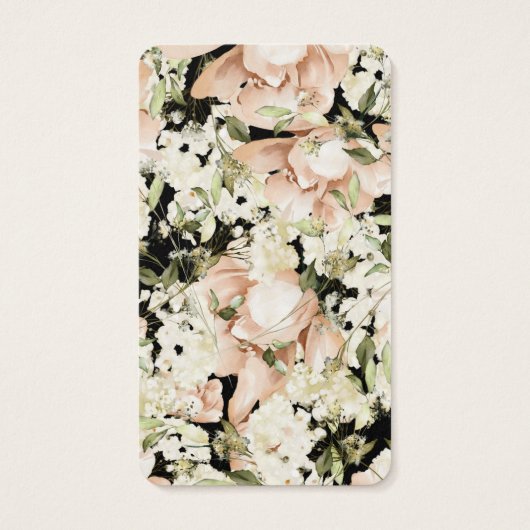 Floral Business Hang Tag Card (Rückseite)
