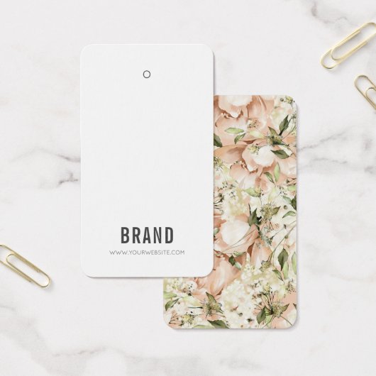 Floral Business Hang Tag Card (Büro)