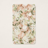 Floral Business Hang Tag Card (Rückseite)