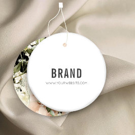 Floral Business Hang Tag Geschenkanhänger