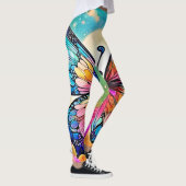 Floral Butterfly Art Design Leggings (Rechts)