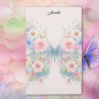Floral Butterfly Briefpapier