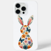 Floral Butterfly Bunny Phone Case (Rückseite)