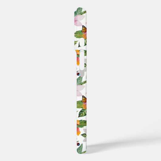 Floral Butterfly Case-Mate iPhone Hülle (Rückseite / Links)