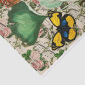 Floral Butterfly Ephemera Seidenpapier (Ausschnitt)