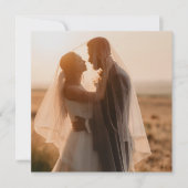 Floral Butterfly Garden Terracotta Foto Dankeskarte (Vorderseite)