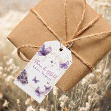 Floral Butterfly Lila Gold Baby Dusche Party