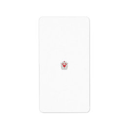 Floral Butterfly Mandala | Lila Boho Art Design Adressaufkleber