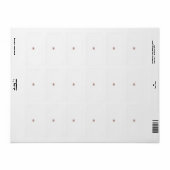 Floral Butterfly Mandala | Lila Boho Art Design Adressaufkleber (Vorne)