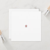 Floral Butterfly Mandala | Lila Boho Art Design Karte (Vorderseite/Rückseite Beispiel)