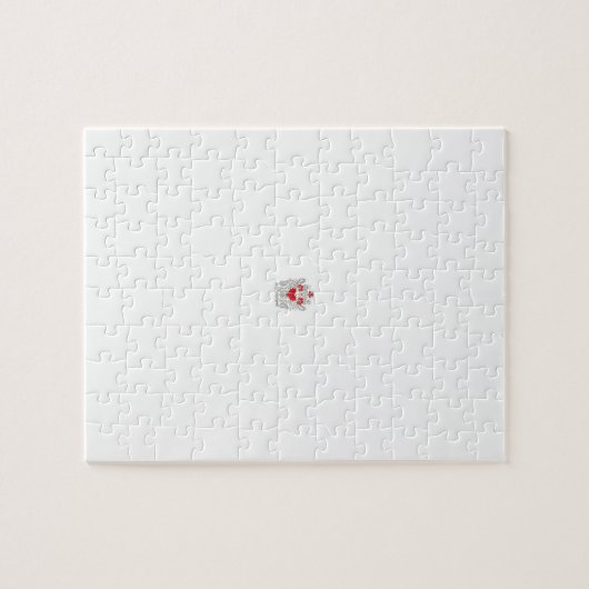 Floral Butterfly Mandala | Lila Boho Art Design Puzzle (Horizontal)