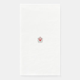 Floral Butterfly Mandala | Lila Boho Art Design Serviette