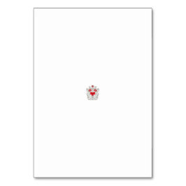 Floral Butterfly Mandala | Lila Boho Art Design Tischnummer