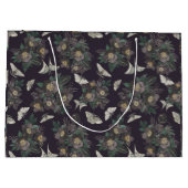 Floral Butterfly Muster Große Geschenktüte (Rückseite)