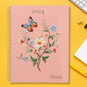 Floral Butterfly Planer