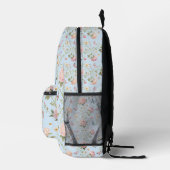 Floral Butterfly-Rucksack mit Peonys Bedruckter Rucksack (Rechts)