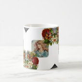 Floral Butterfly Viktorianische Tasse (Mittel)