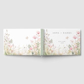 Floral Butterfly Wedding Gästebuch (Voll)