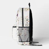 Floral & Butterfly, Whimsical Garden-Inspired Bedruckter Rucksack (Rechts)