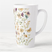 Floral & Butterfly, Whimsical Garden-Inspired Milchtasse (Rechts)