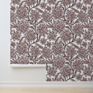Floral byzantine Blume Collage Vintages Land Tapete