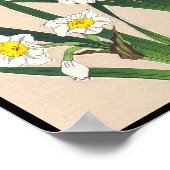 Floral Calander von Japan Kawarazaki Shodo japan Poster (Ecke)