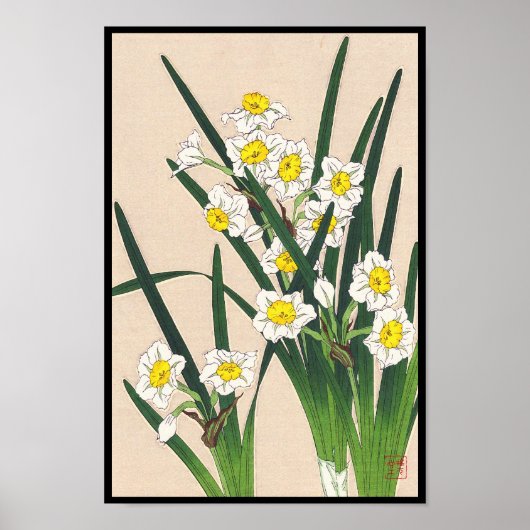 Floral Calander von Japan Kawarazaki Shodo japan Poster (Vorne)