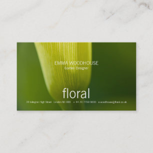 Floral - Calla Business Card Visitenkarte