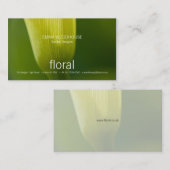 Floral - Calla Business Card Visitenkarte (Vorne/Hinten)