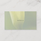 Floral - Calla Business Card Visitenkarte (Rückseite)