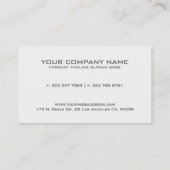 Floral Camel Illustration Tour Guide Visitenkarte (Rückseite)