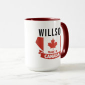 Floral Canada Day | Cute Canadian Tasse (VorderseiteRechts)