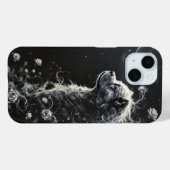 Floral Canine Elegance Case-Mate iPhone Hülle (Rückseite (Horizontal))