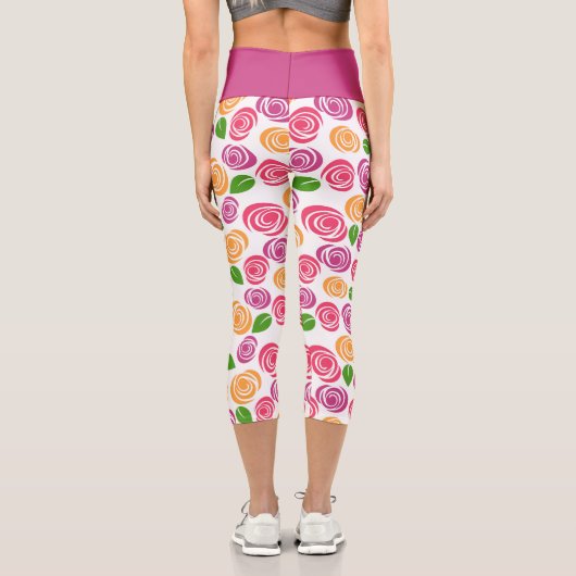 floral capri leggings (Rückseite)