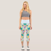 floral capri leggings (Vorderseite)