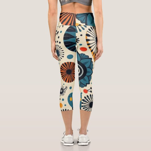 floral capri leggings (Rückseite)