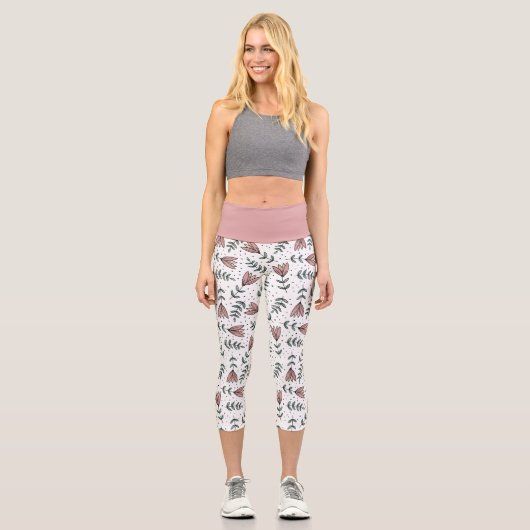 floral capri leggings (Vorderseite)