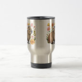 Floral Capybara Tasse (Mittel)