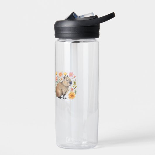 Floral Capybara Trinkflasche (Links)