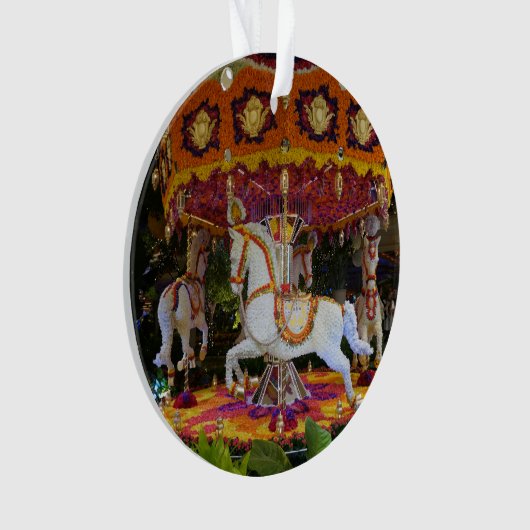 Floral Carousel Wynn Las Vegas Ornament (Vorderseite)